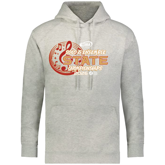 Hoodie - WIAA 2026 State Solo and Ensemble - Sport Grey