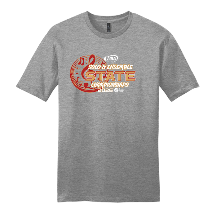 Short Sleeve - WIAA 2026 State Solo and Ensemble - Grey Frost