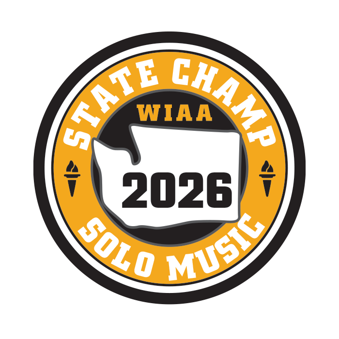 CHAMP Patch - WIAA 2026 State Solo and Ensemble - Gold/Black