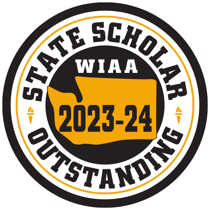 Outstanding Scholar Athlete Patch - WIAA 2023-2024 State Championships