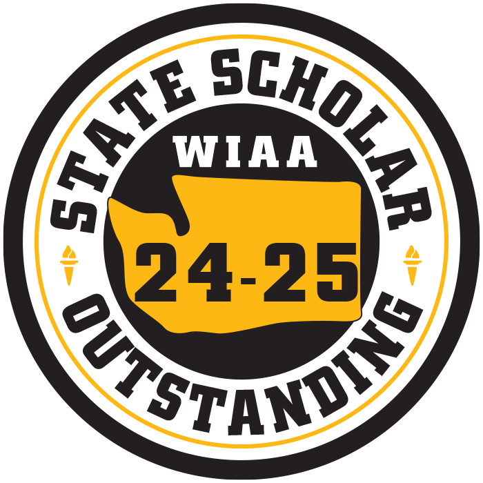 Outstanding Scholar Athlete Patch - WIAA 2024-2025 State Championships