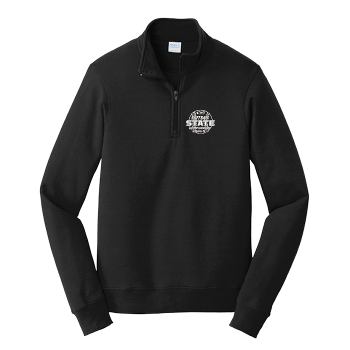 Fleece 1/4 Zip - WIAA 2026 State Fastpitch Softball - Black