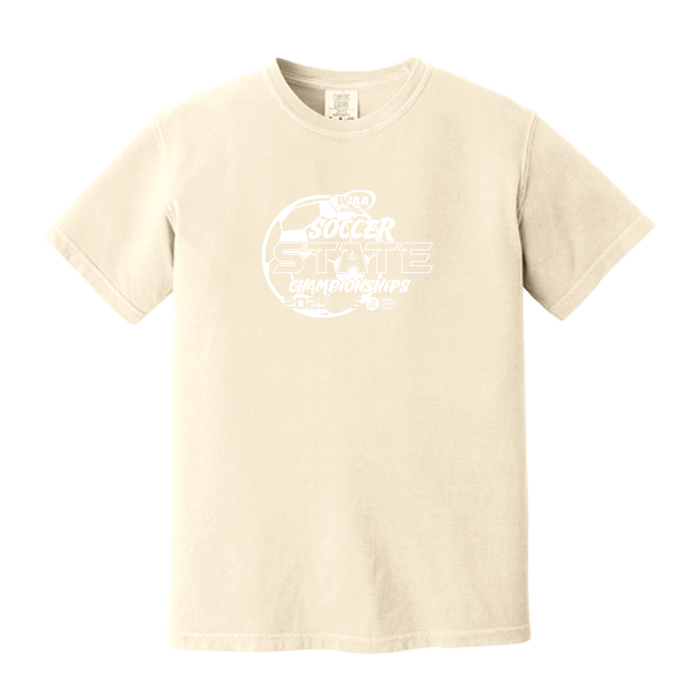 Comfort Colors Short Sleeve - WIAA 2025-2026  State Soccer - Ivory
