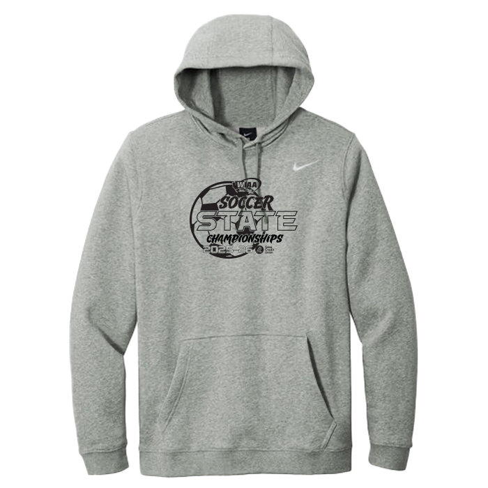 Nike Hoodie - WIAA 2025 State Soccer - Dark Grey Heather