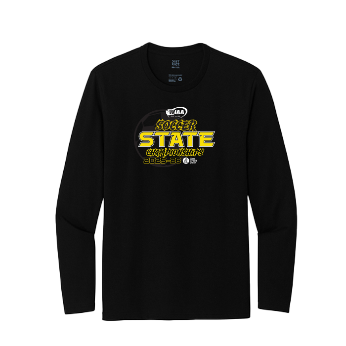 Long Sleeve - WIAA 2025-2026  State Soccer - Black