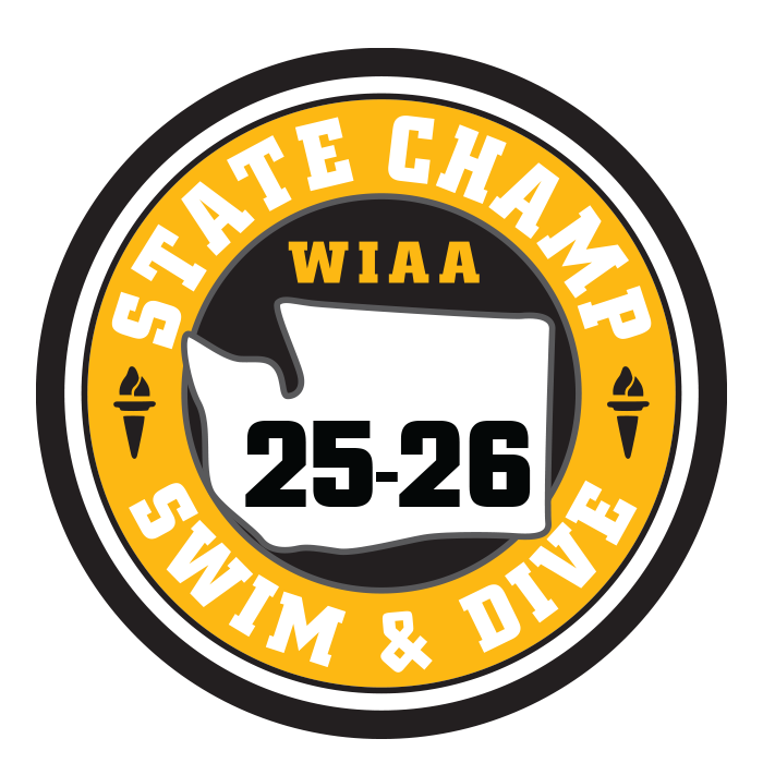 CHAMP Patch - WIAA 2025- 2026 State Swim & Dive