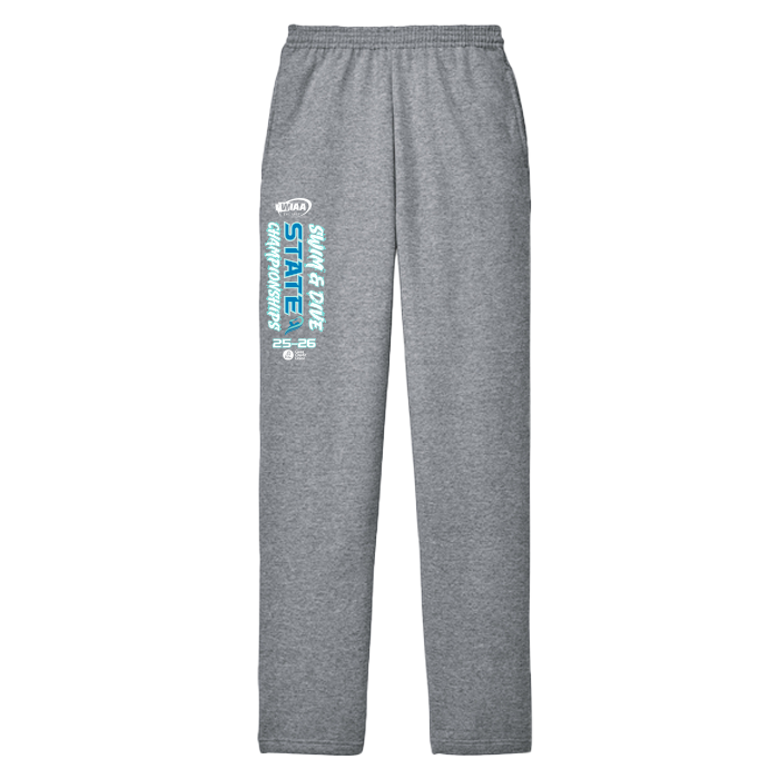 Sweatpants - WIAA 2025-2026 State Swim & Dive - Athletic Heather