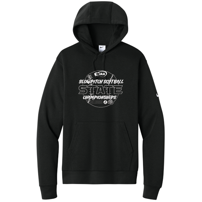 Nike Hoodie - WIAA 2025 State Slow Pitch Softball - Black