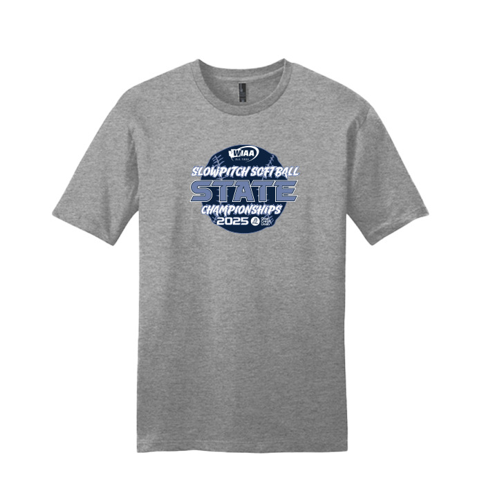 Short Sleeve - WIAA 2025 State Slow Pitch Softball - Grey Frost