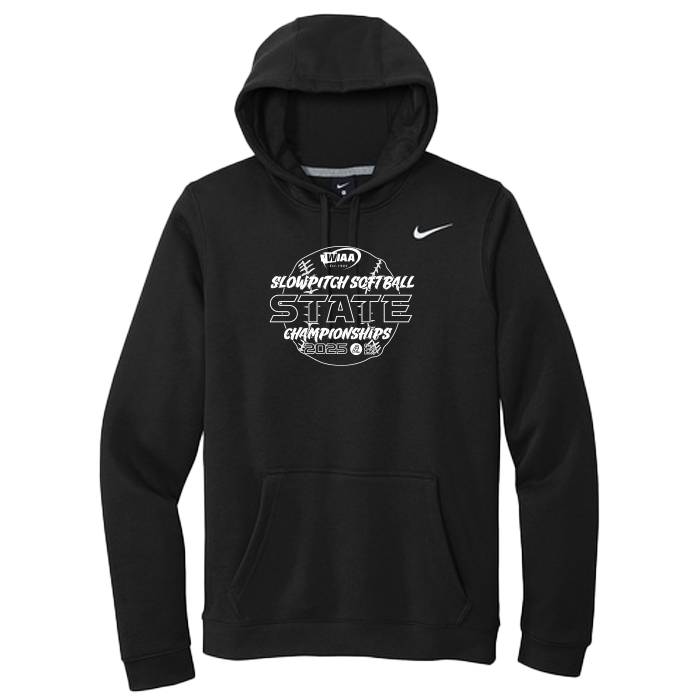 Nike Hoodie - WIAA 2025 State Slow Pitch Softball - Black