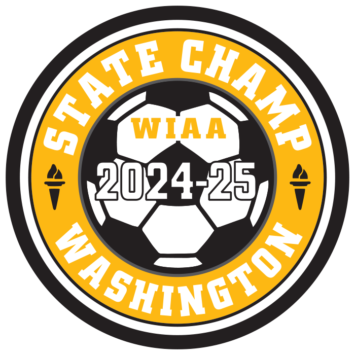 CHAMP Patch - WIAA 2024-2025 State Championships - Gold/Black