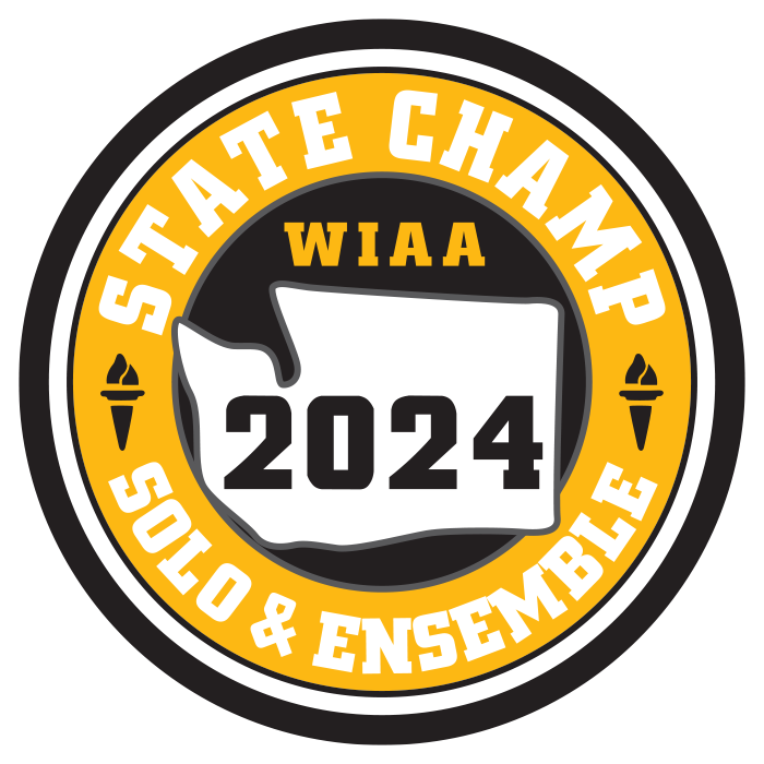 CHAMP Patch - WIAA 2023-2024 State Championships - Gold/Black