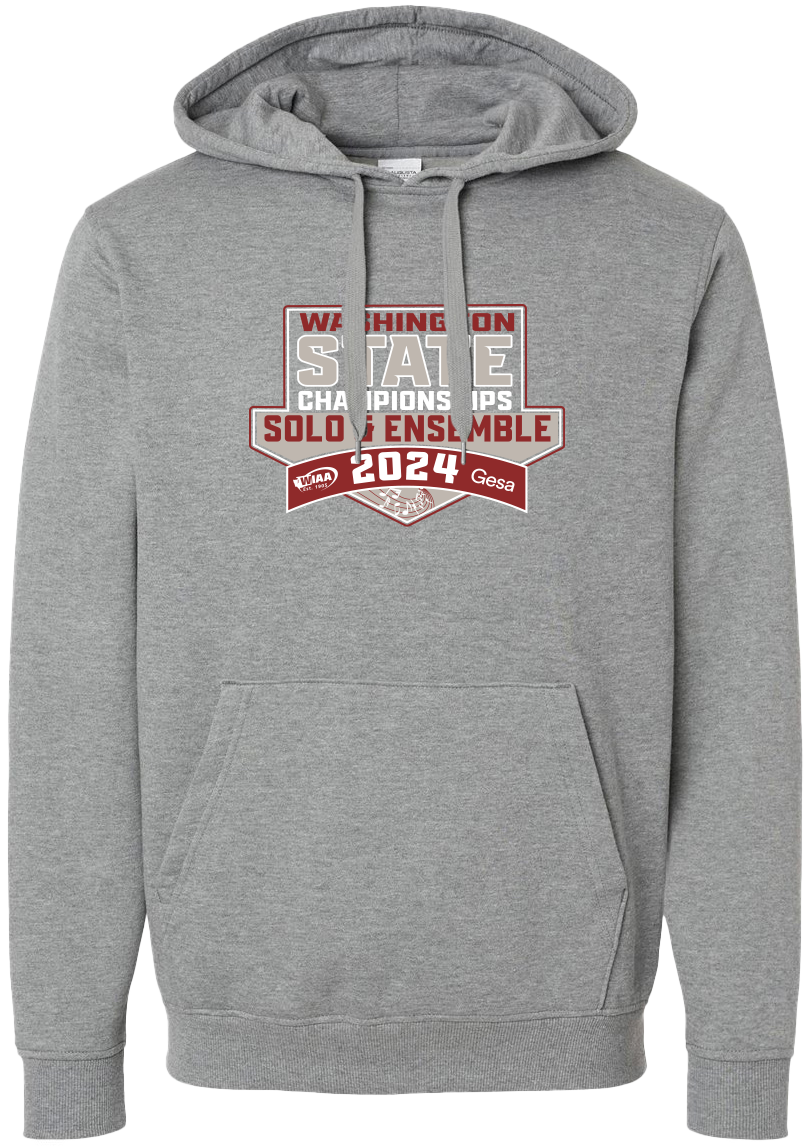 Hoodie - WIAA 2023-2024 State Championships - Light Grey