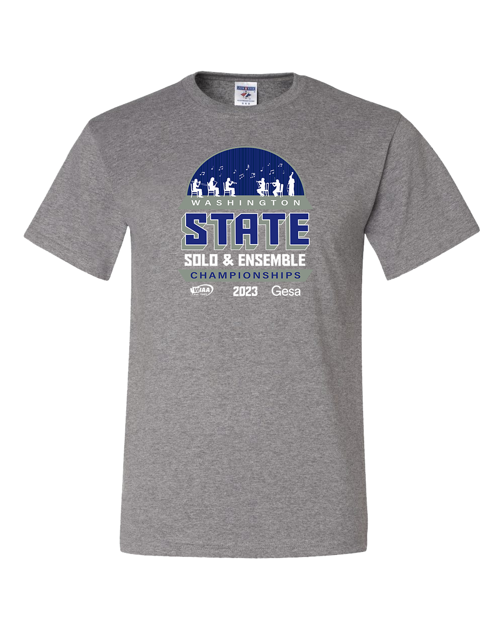 Short Sleeve- WIAA 2022-2023 State Championships - Light Grey