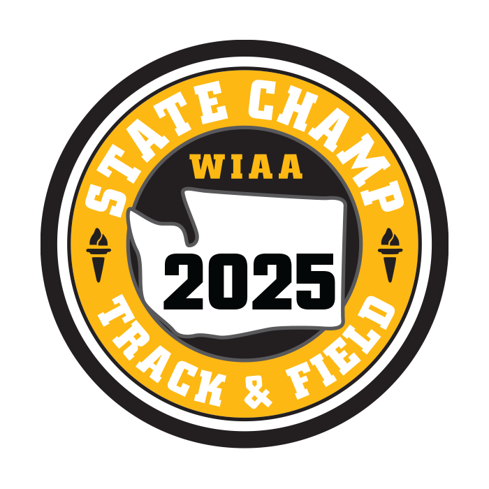 CHAMP Patch - WIAA 2024-2025 State Championships - Gold/Black