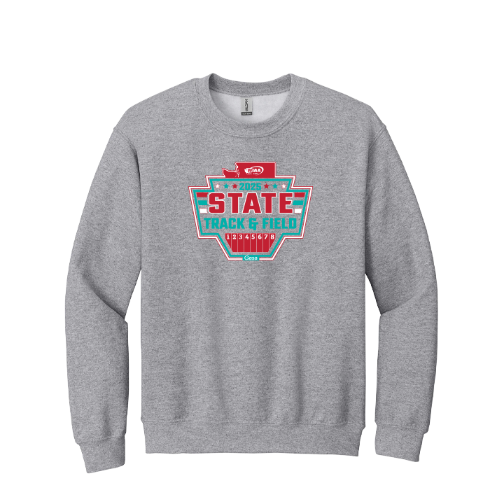 Crewneck - WIAA 2024-2025 State Championships - Light Grey