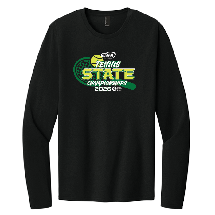 Long Sleeve - WIAA 2026 State Tennis - Black