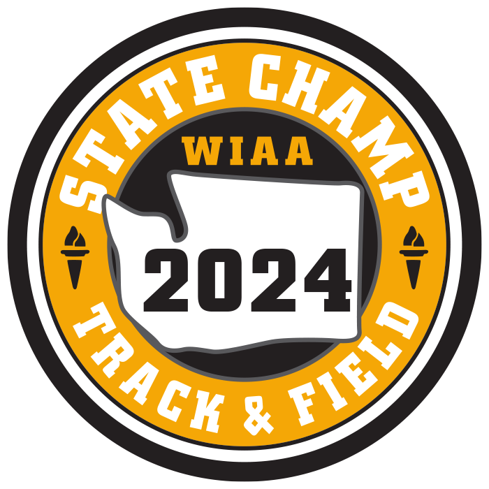 CHAMP Patch - WIAA 2023-2024 State Championships - Gold/Black