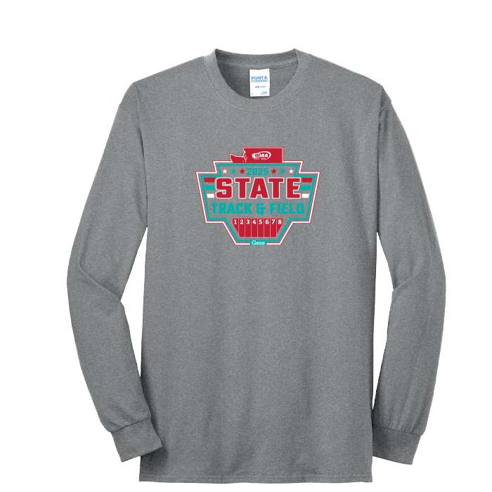 Long Sleeve - WIAA 2024-2025 State Championships - Light Grey