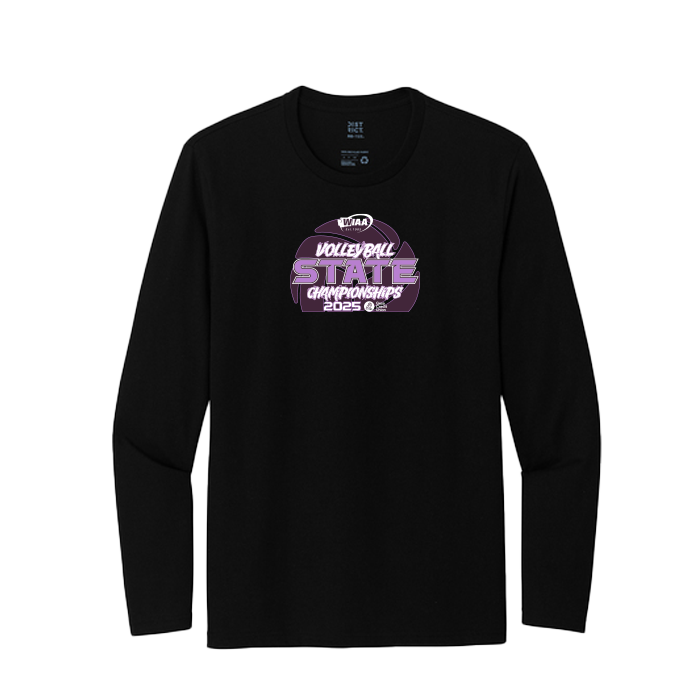 Long Sleeve - WIAA 2025 State Volleyball - Black