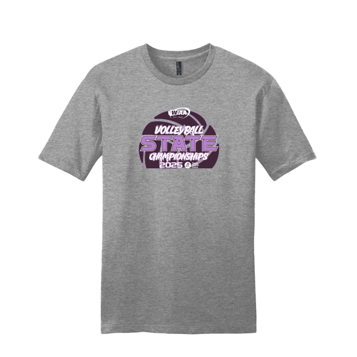 Short Sleeve - WIAA 2025 State Volleyball - Grey Frost