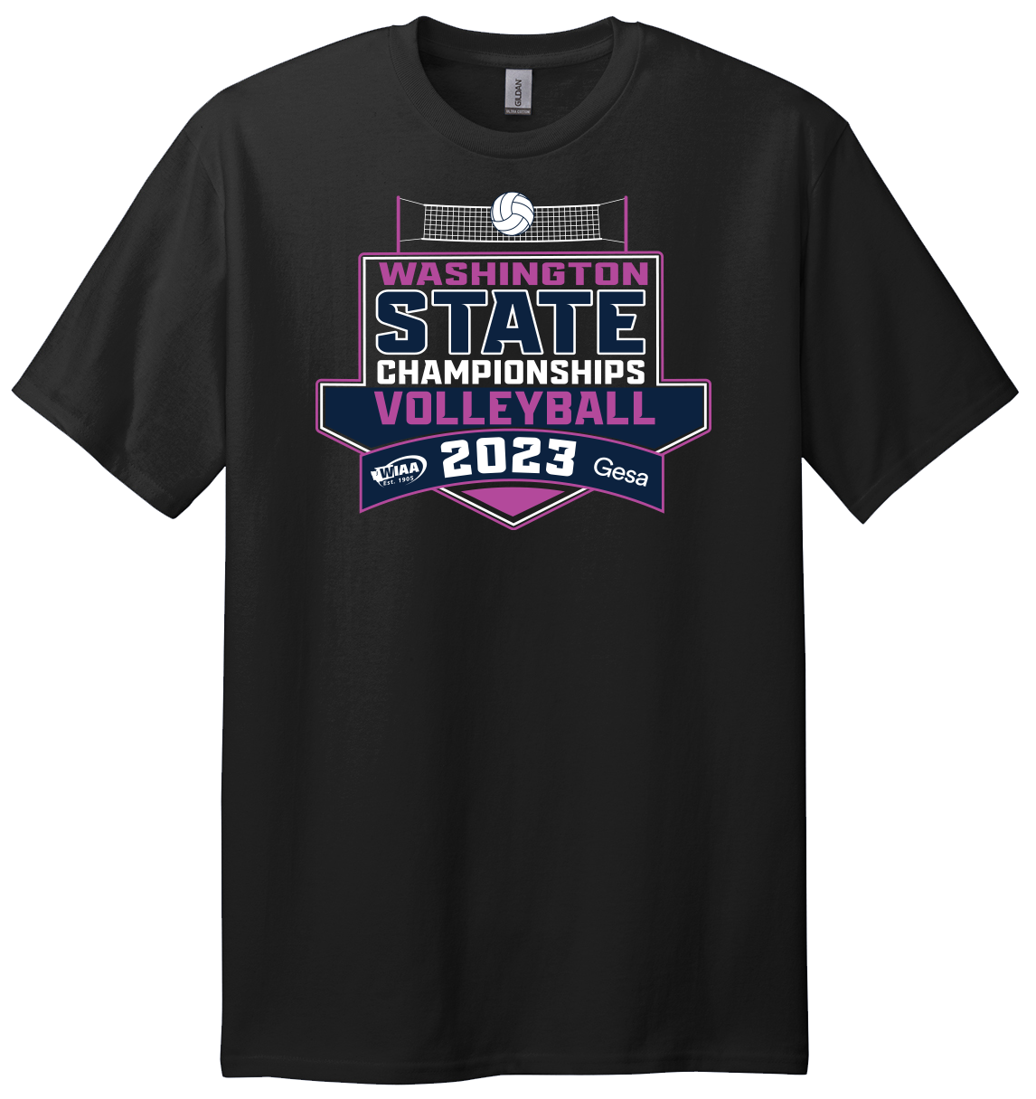 Short Sleeve- WIAA 2023-2024 State Championships - Black