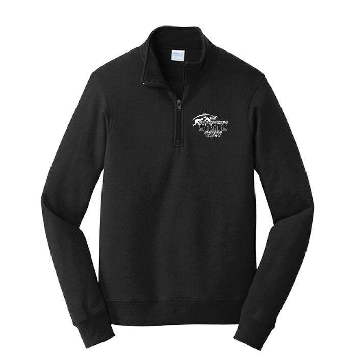 Fleece 1/4 Zip - WIAA 2026 State Wrestling - Black