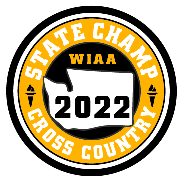 CHAMP Patch - WIAA 2022-2023 State Championships - Gold/Black