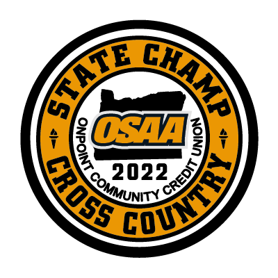 CHAMP Patch - OSAA 2022-2023 State Championships - Gold/Black