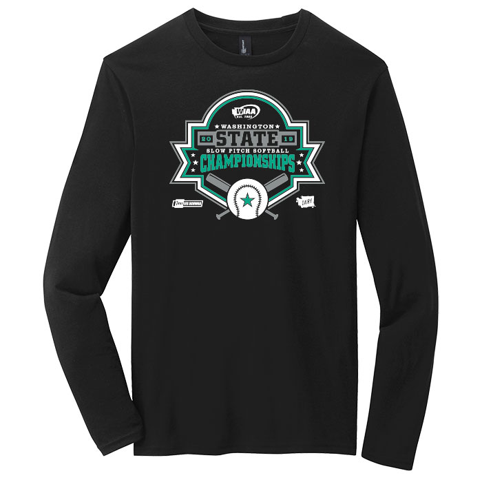 orgaan Kader Array WIAA State 2019 Slowpitch Softball Long Sleeve T-Shirt- Black - Rush Team  Apparel