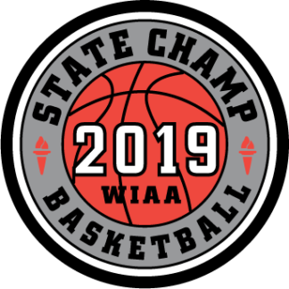 WIAA 2019 State Champion Basketball Patch