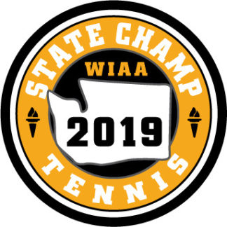 WIAA 2019 State Champion Tennis Patch