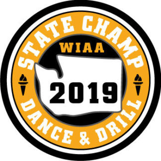 WIAA 2019 State Champion Dance and Drill Patch