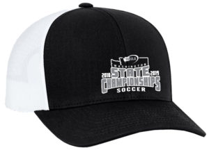 WIAA 2019 State Soccer Hat- Black and White