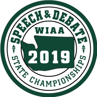 WIAA 2019 State Speech and Debate Patch
