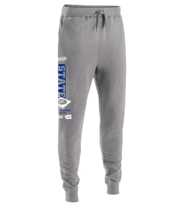 WIAA State 2020 Wrestling Joggers- Charcoal Heather - Rush Team Apparel
