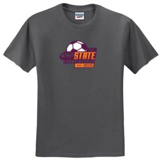 WIAA 2021 - 2022 State Soccer Short Sleeve T-Shirt - Charcoal