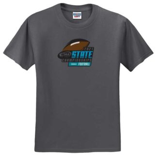 WIAA 2021 State Football Short Sleeve T-Shirt - Charcoal