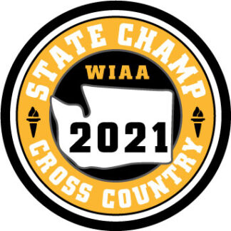 WIAA 2021 XC State Champion Patch
