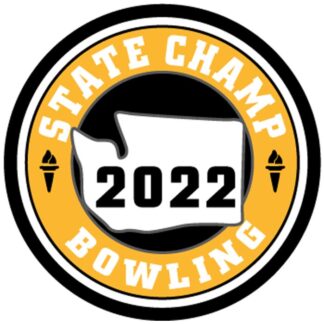 WIAA 2022 Bowling Champion Patch