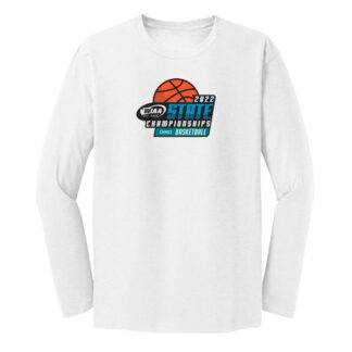 WIAA 2022 Basketball Long Sleeve T-Shirt White