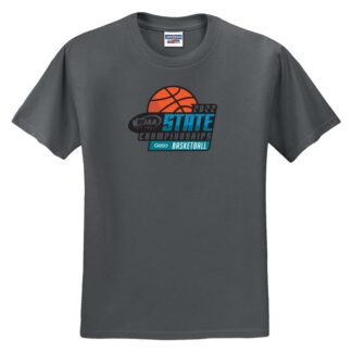 WIAA 2022 Basketball Short Sleeve T-Shirt Charcoal