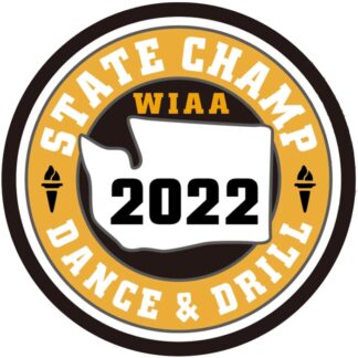 WIAA 2022 Dance and Drill Champions Patch