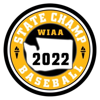 WIAA 2022 Baseball Champion Patch