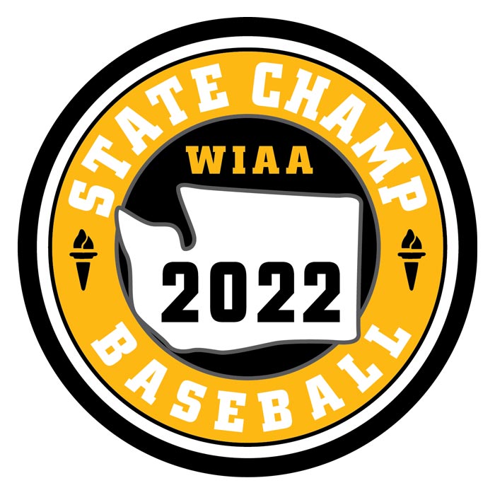 WIAA 2022 Baseball Champions Patch Rush Team Apparel