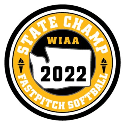WIAA 2022 Fastpitch Softball Championship Champions Patch