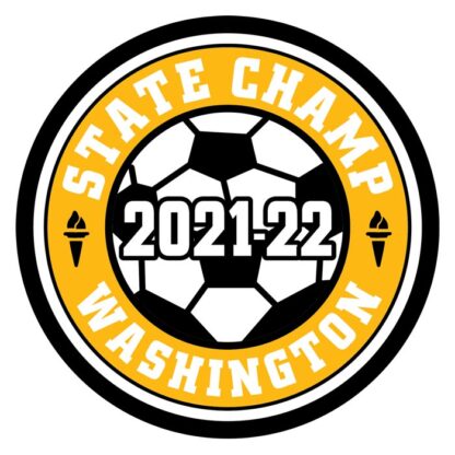 WIAA 2022 Soccer Championship Champions Patch