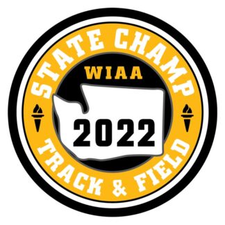 WIAA 2022 Track Championship Champions Patch