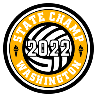 WIAA Volleyball State Champion Patch