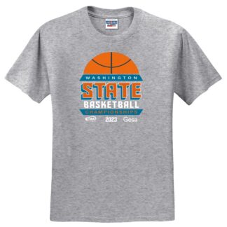 WIAA 2023 Basketball Championships Short Sleeve T-Shirt - Light-Grey